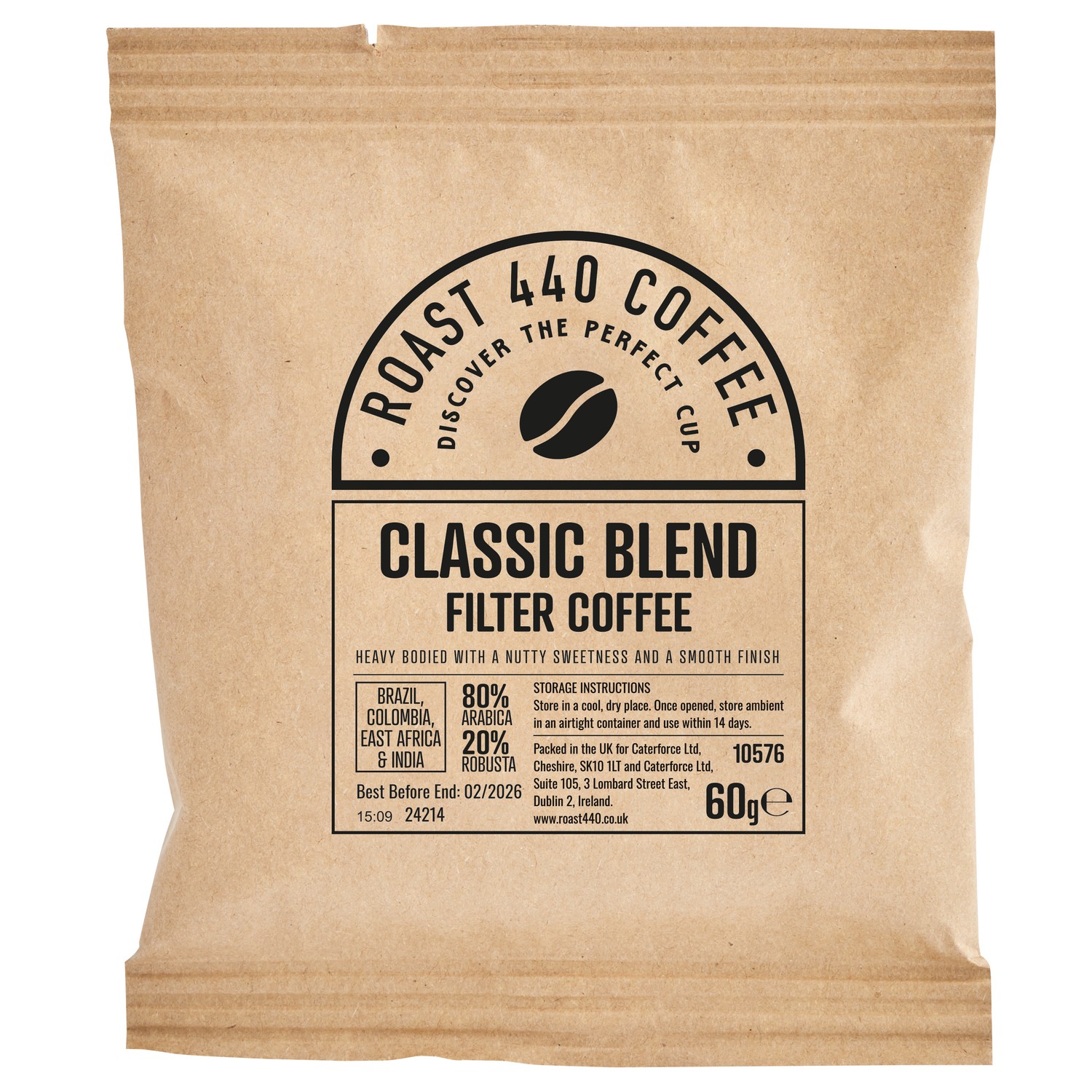 Roast 440 Classic Blend Filter Coffee (60 x 60g)