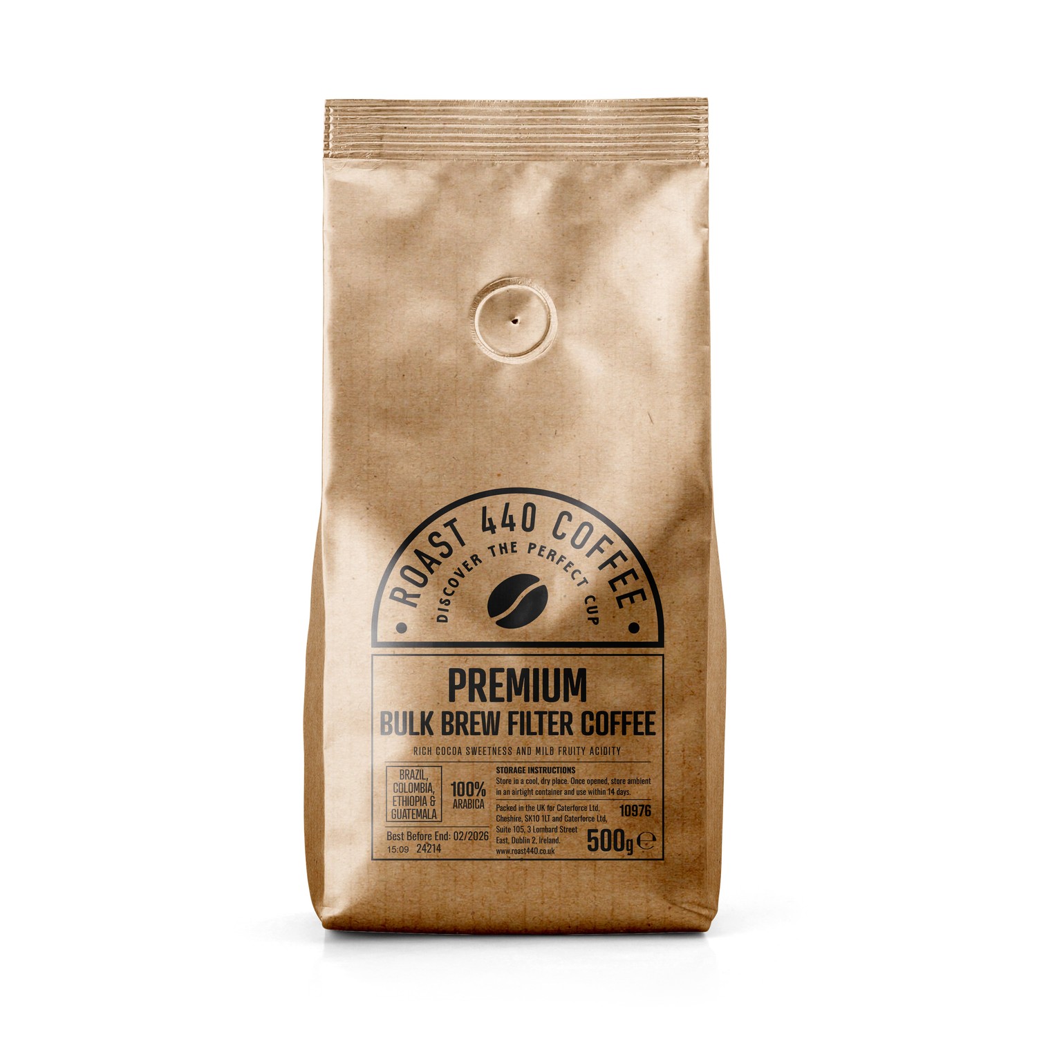 Roast 440 Premium Bulk-Brew Filter Coffee (12 x 500g)