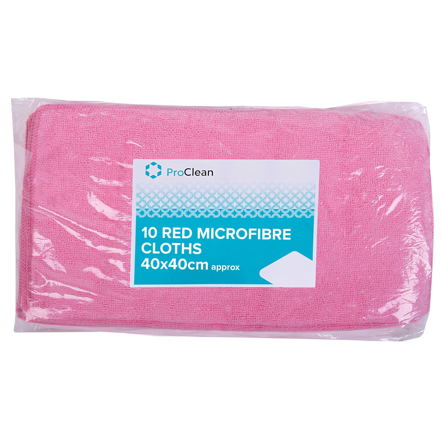 ProClean 10 Microfibre Cloths (Red) (20 x 10)