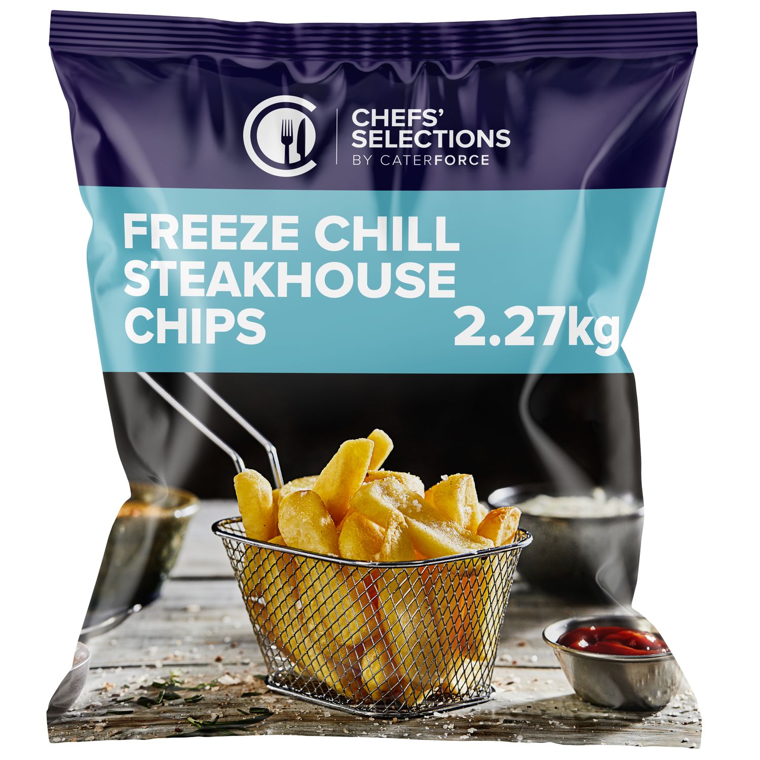 Chefs’ Selections Freeze Chill Steakhouse Fries (4 x 2.27kg)
