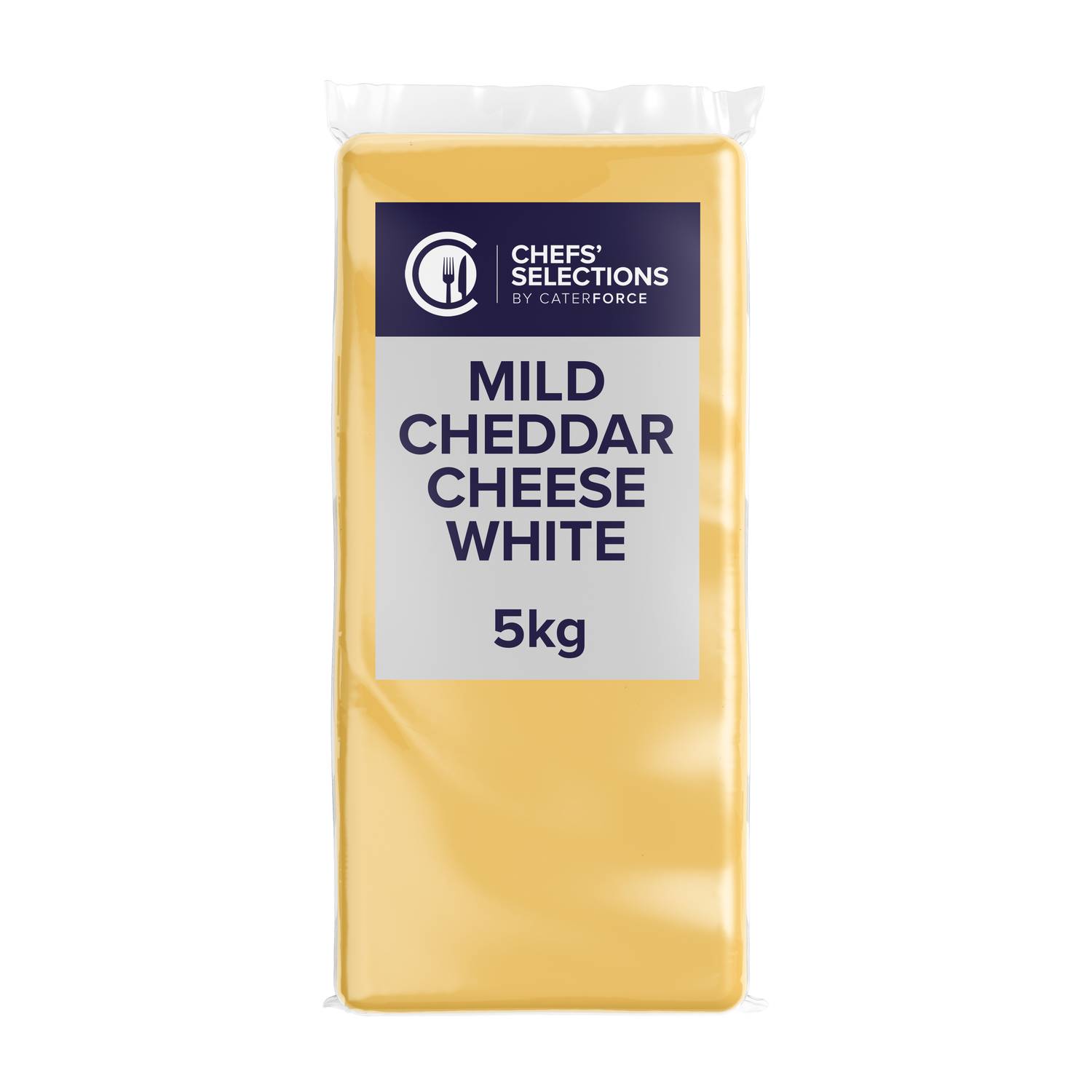 Chefs’ Selections Mild Cheddar Cheese White (4 x 5kg)