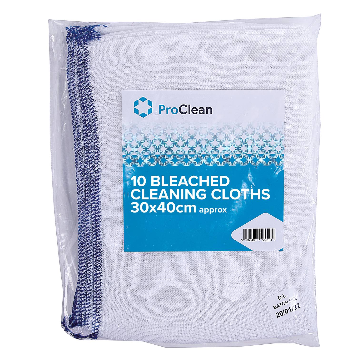 ProClean Bleached Cleaning Cloths (50 x 10) Caterforce