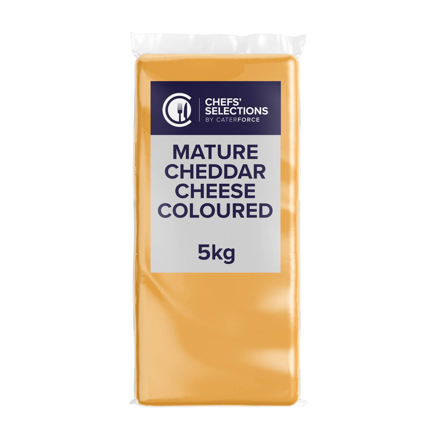 Chefs’ Selections Mature Cheddar Cheese Coloured (4 x 5kg)