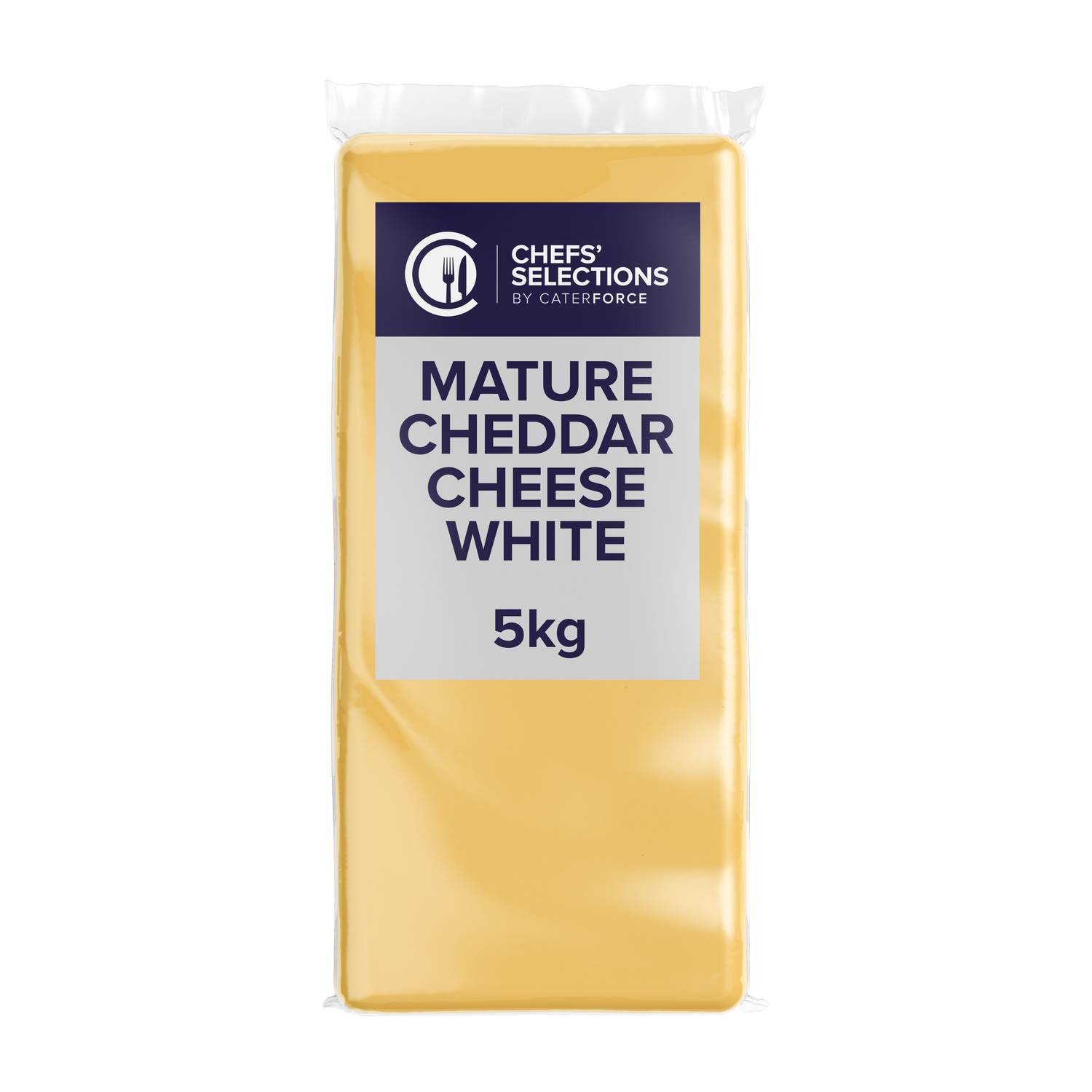 Chefs’ Selections Mature Cheddar Cheese White (4 x 5kg)