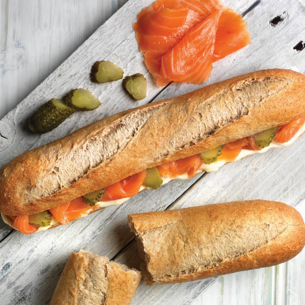 Chefs’ Selections Brown Half Baguettes (50 x 135g)