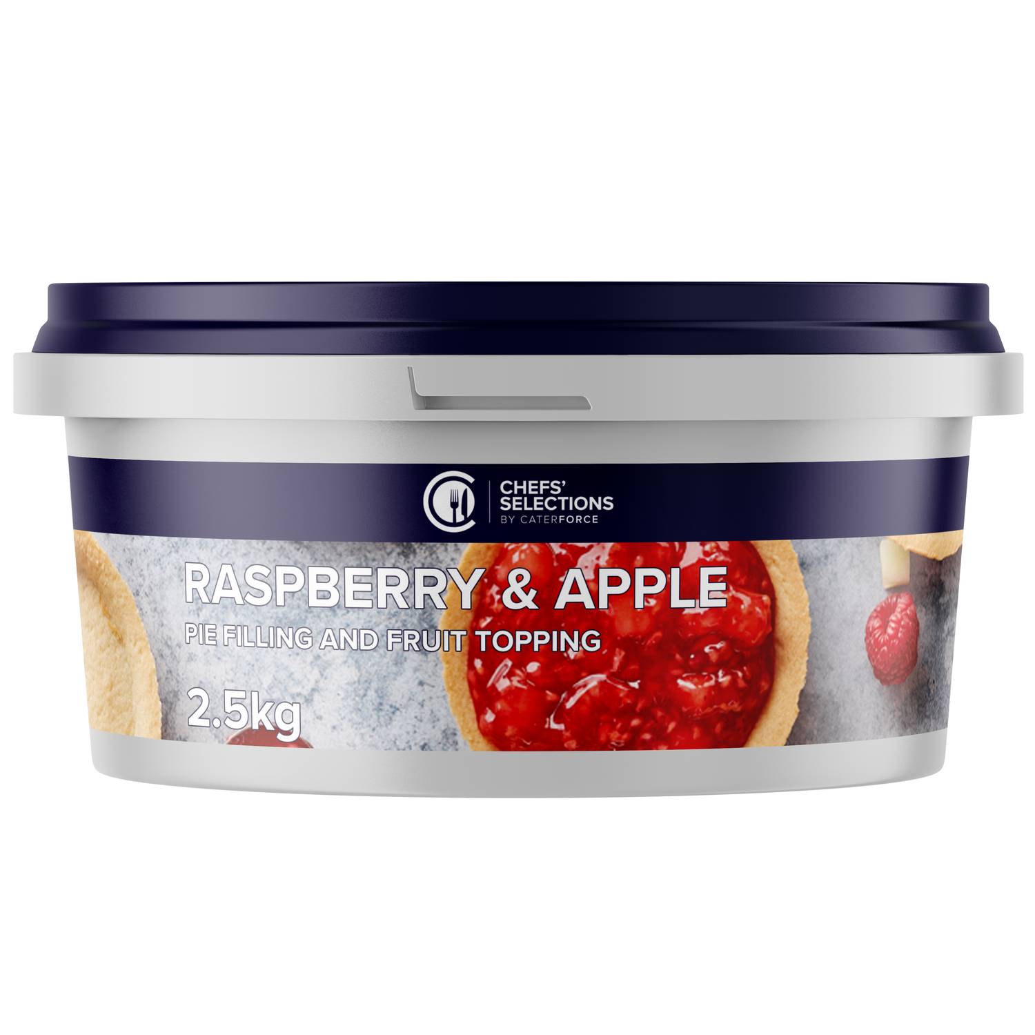 Chefs’ Selections Raspberry & Bramley Apple Pie Filling And Fruit Topping (4 x 2.5kg)