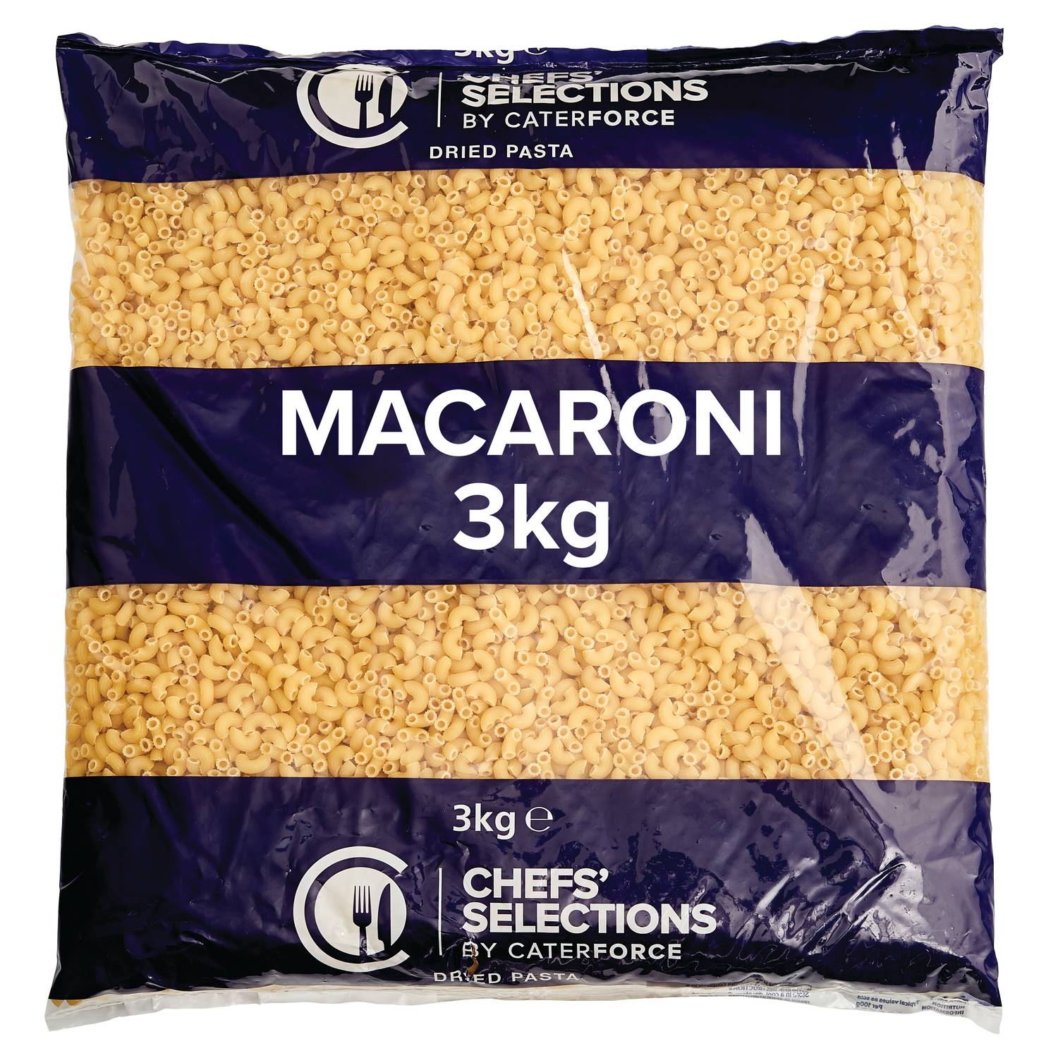 Chefs’ Selections Macaroni Pasta (4 x 3kg)