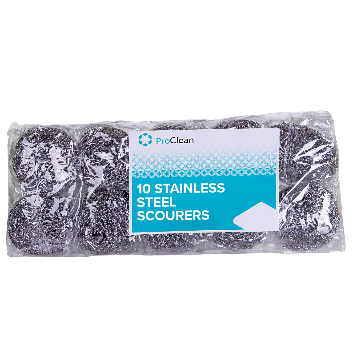 ProClean 10 Stainless Steel Scourers (40g) (10 x 10)
