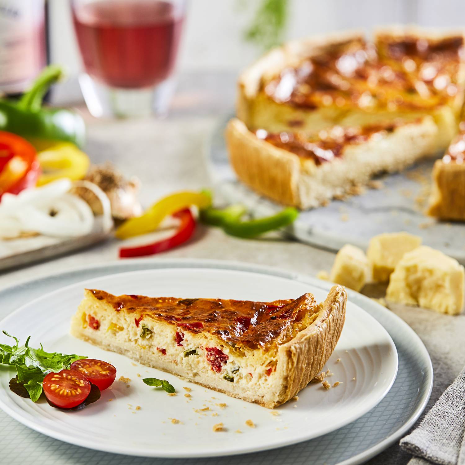 Chefs’ Selections Mediterranean Quiche (1 x 1.5kg) (12 pre-portion)