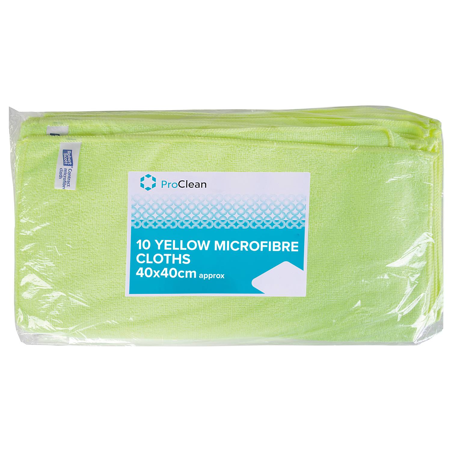 ProClean 10 Microfibre Cloths (Yellow) (20 x 10)