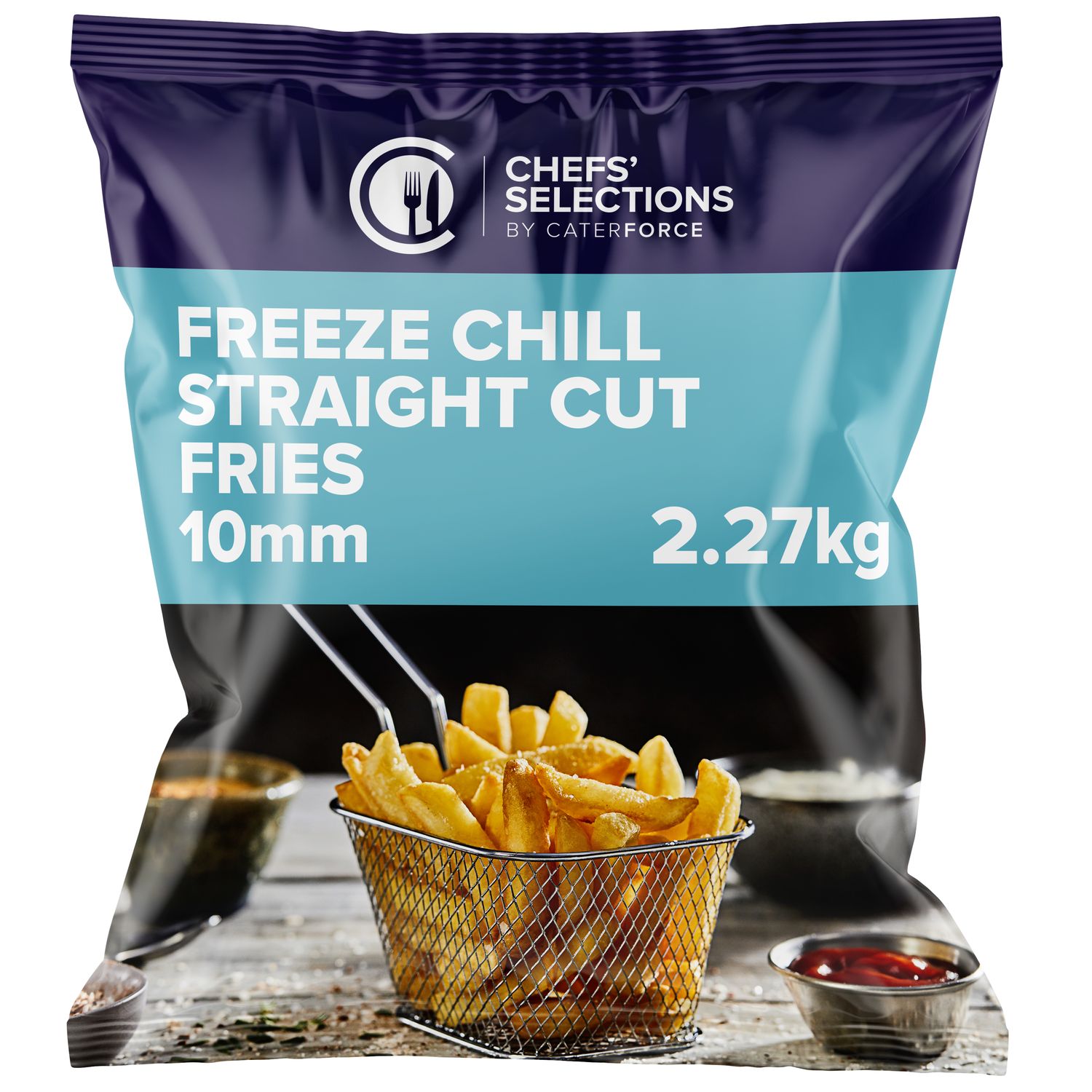 Chefs’ Selections Freeze Chill Straight Cut 10mm Fries (4 x 2.27kg)