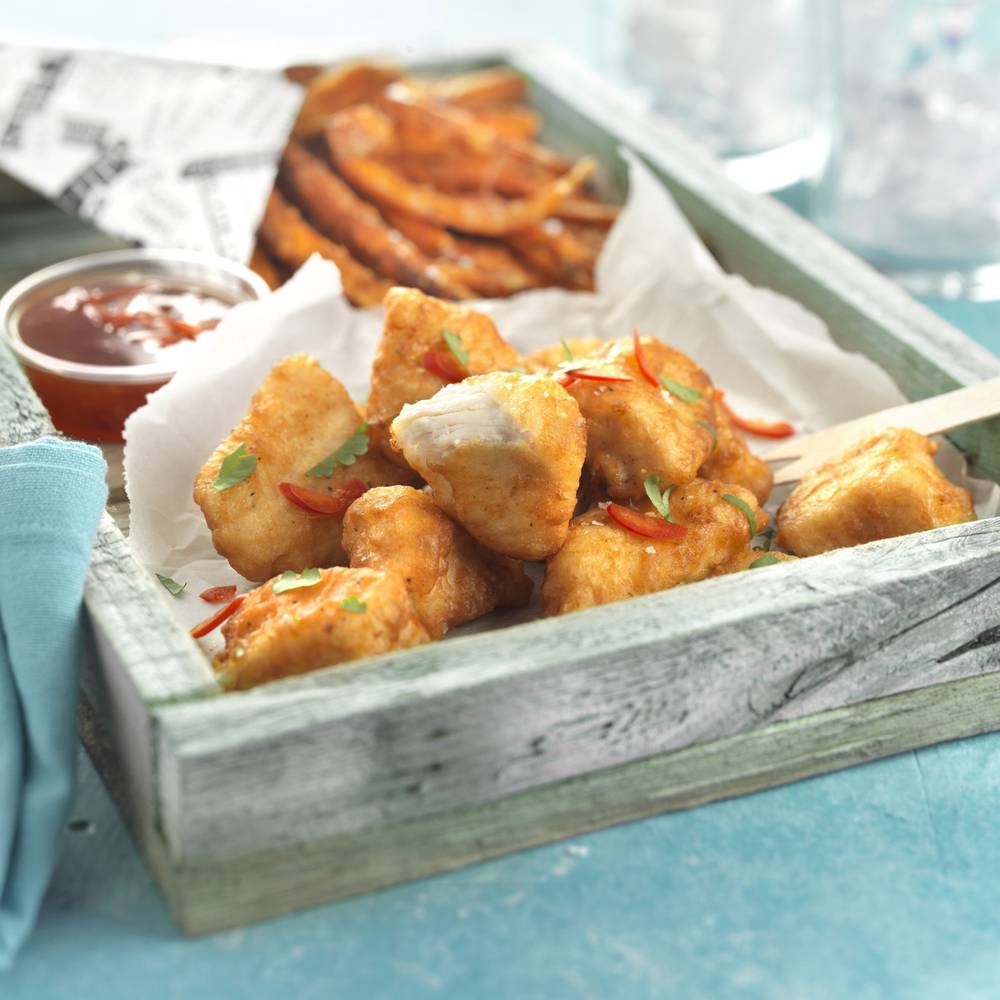 Chefs’ Selections Battered Chicken Fillet Bites (2 x 1kg)