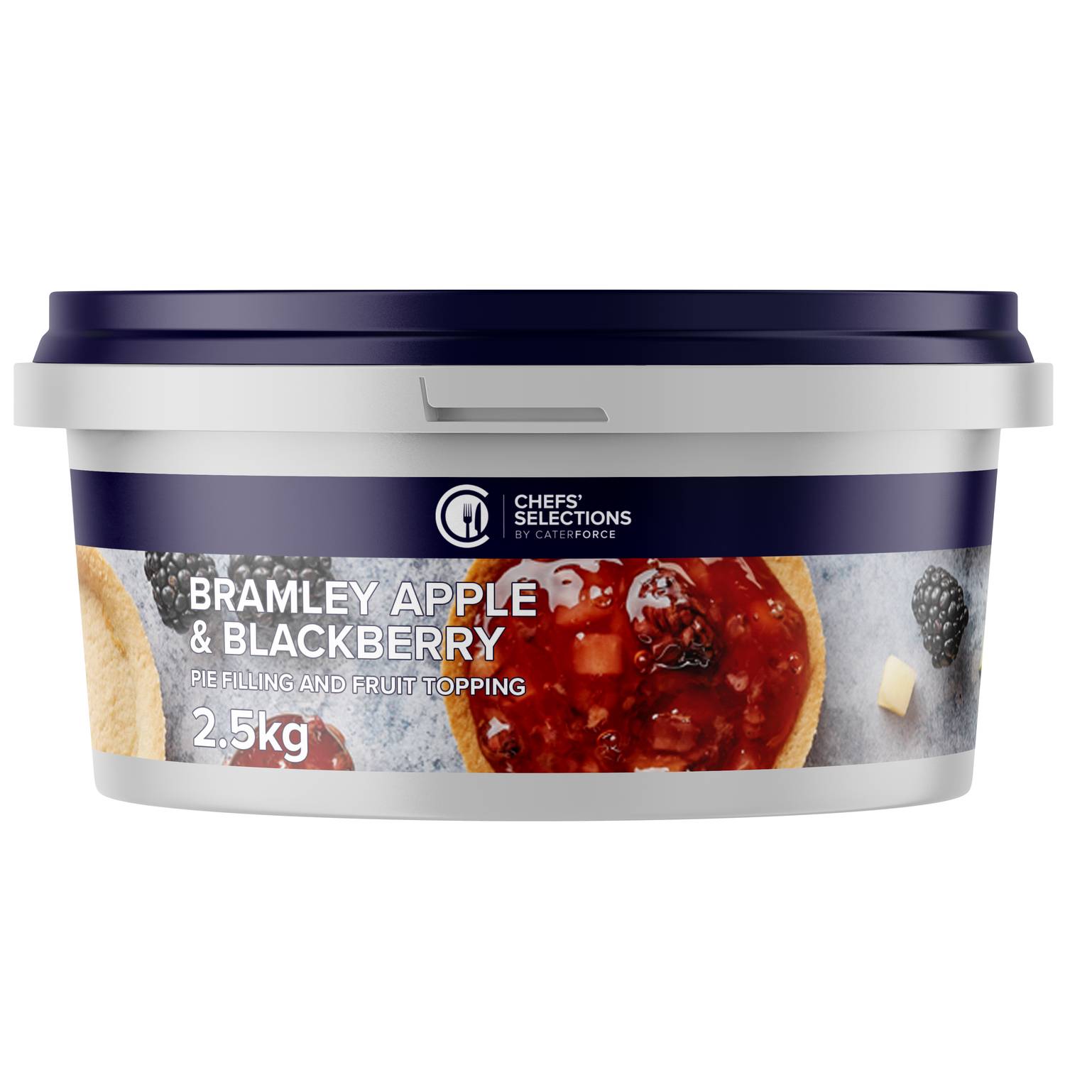 Chefs’ Selections Bramley Apple & Blackberry Pie Filling And Fruit Topping (4 x 2.5kg)