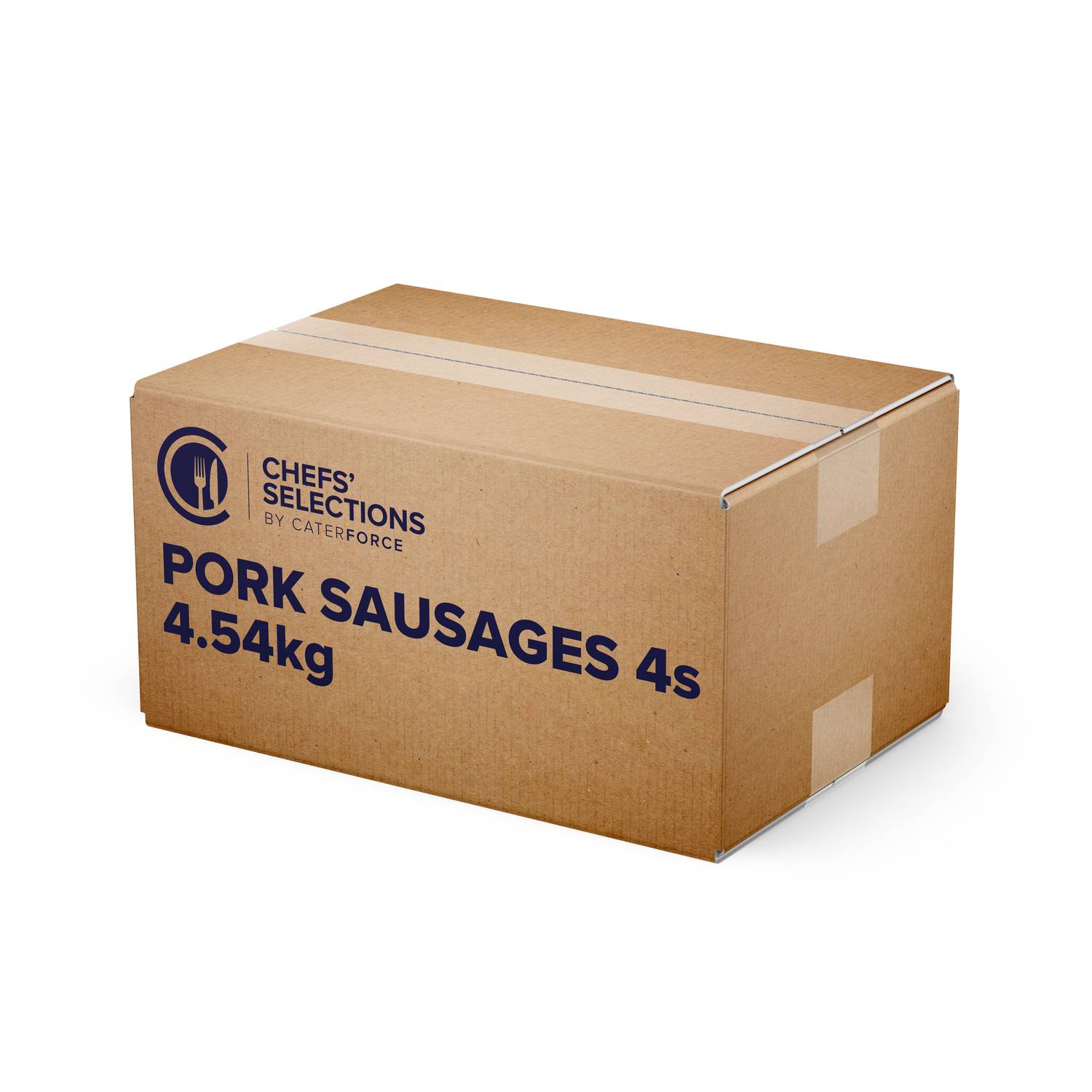 Chefs’ Selections Pork Sausages 4’s (1 x 4.54kg)