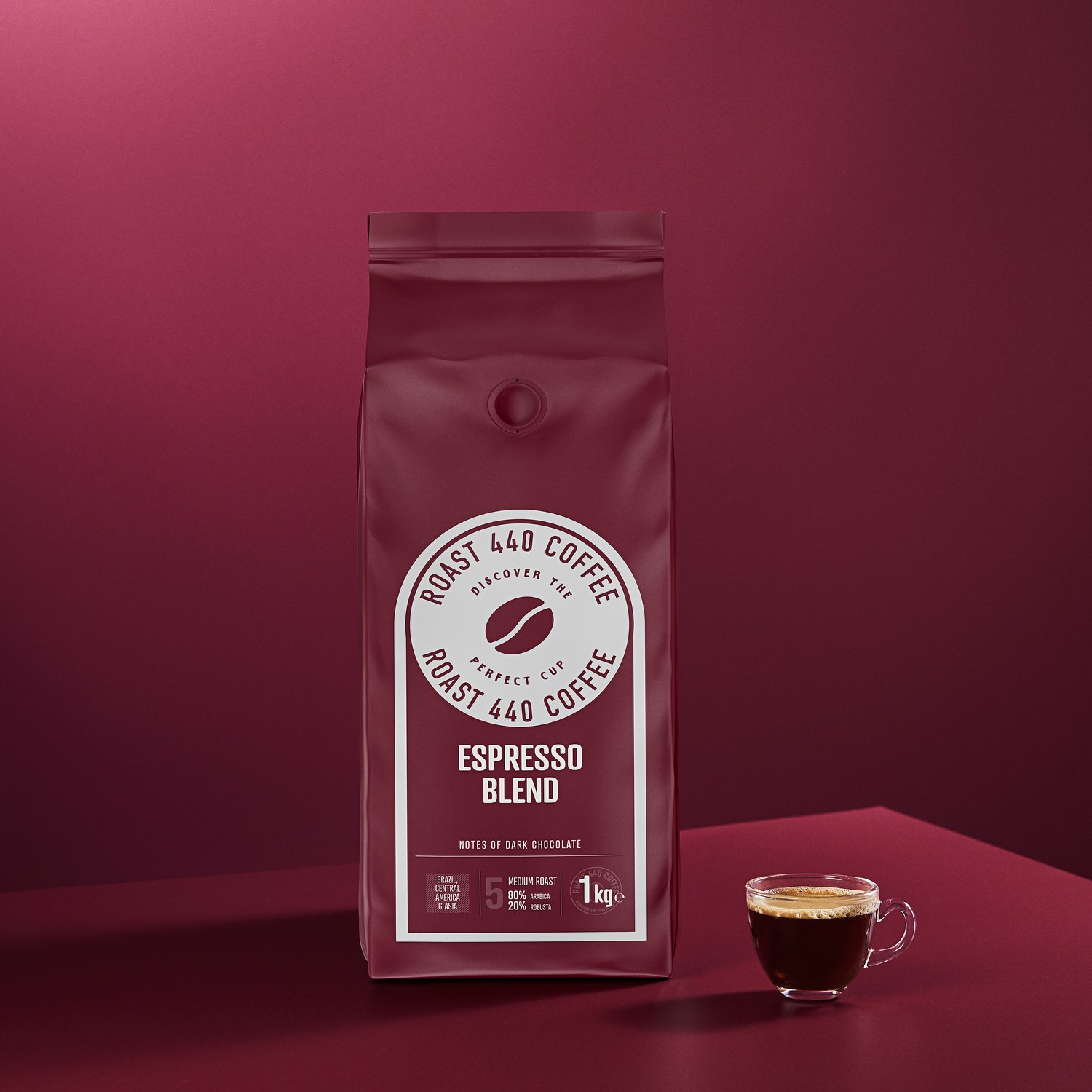 Roast 440 Espresso Blend Coffee Beans (6 x 1kg)
