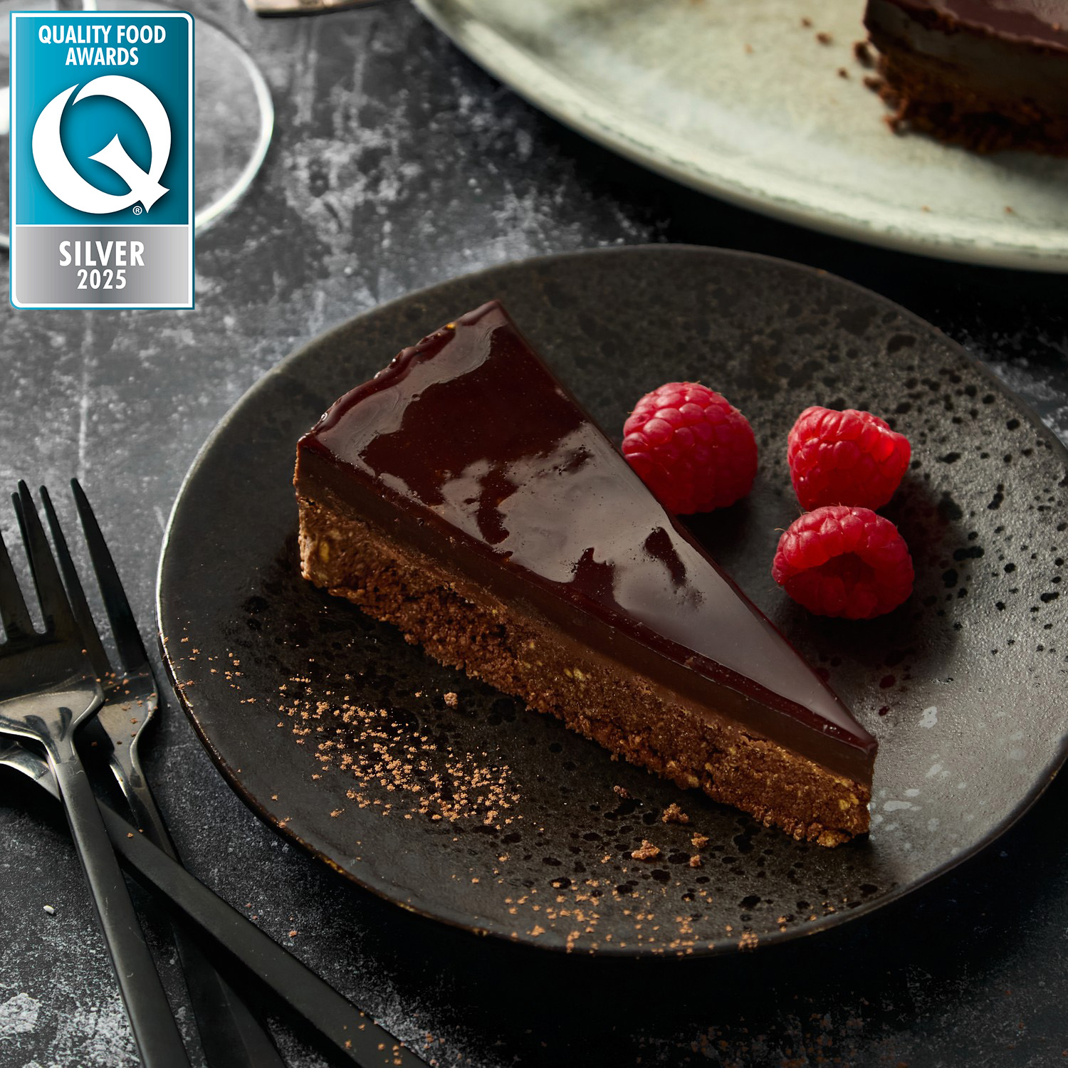 Chefs’ Selections Premium Collection Vegan & GF Mirrored Chocolate Torte (1 x 16ptn)