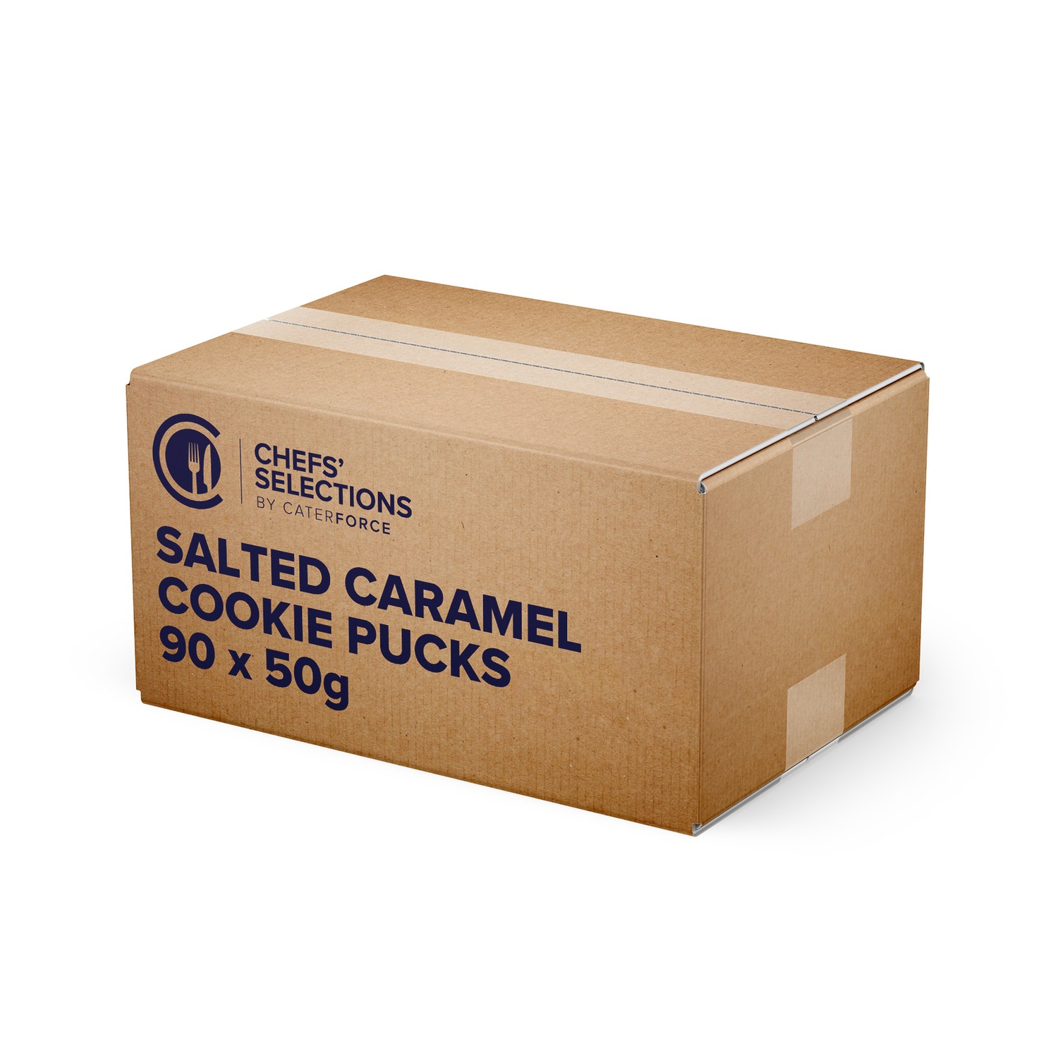 Chefs’ Selections Salted Caramel Cookie Pucks (90 x 50g)