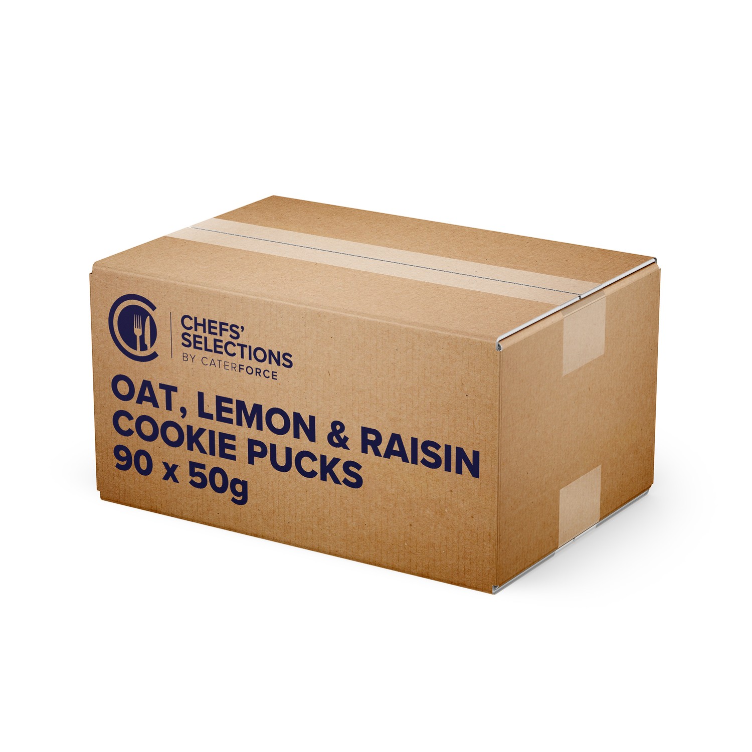 Chefs’ Selections Oat, Lemon & Raisin Cookie Pucks (90 x 50g)