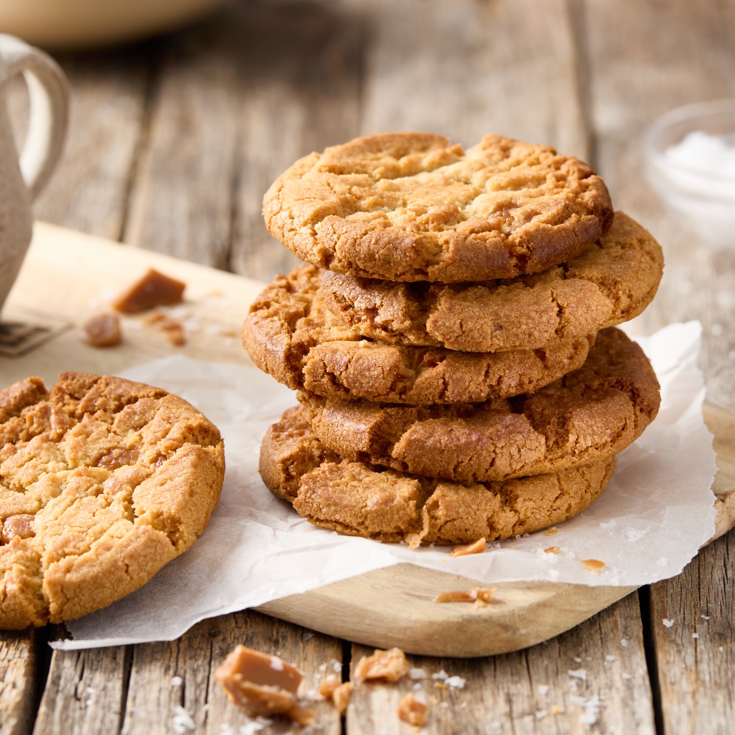 Chefs’ Selections Salted Caramel Cookie Pucks (90 x 50g)