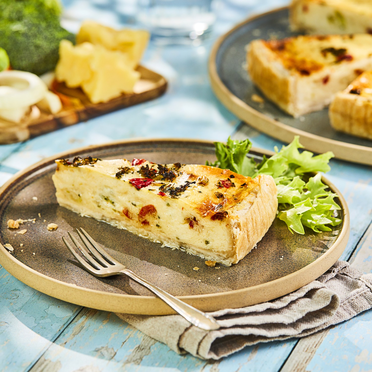 Chefs’ Selections Broccoli & Roasted Pepper Quiche (1 x 12ptn)