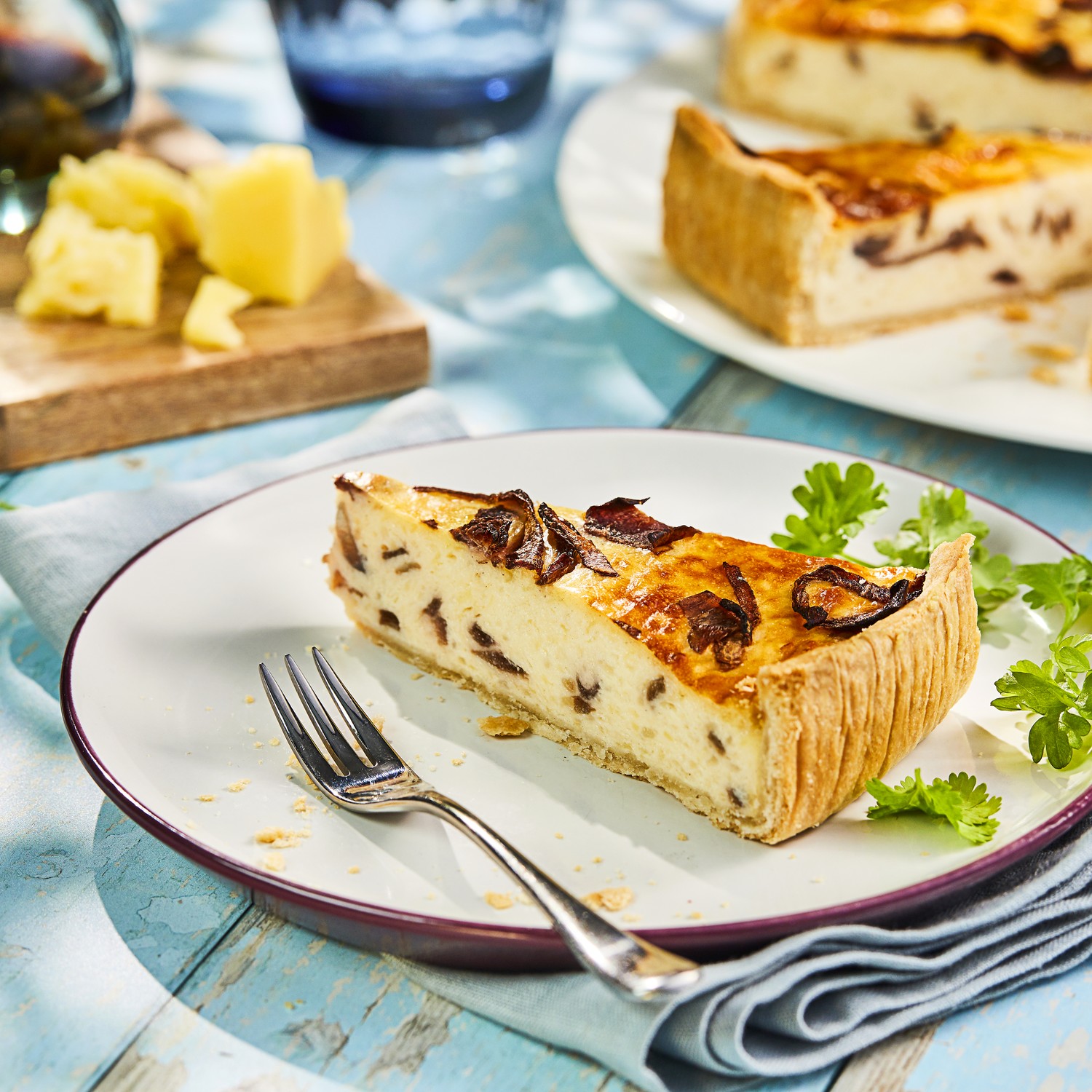 Chefs’ Selections Balsamic Onion & Cheddar Quiche (1 x 12ptn)