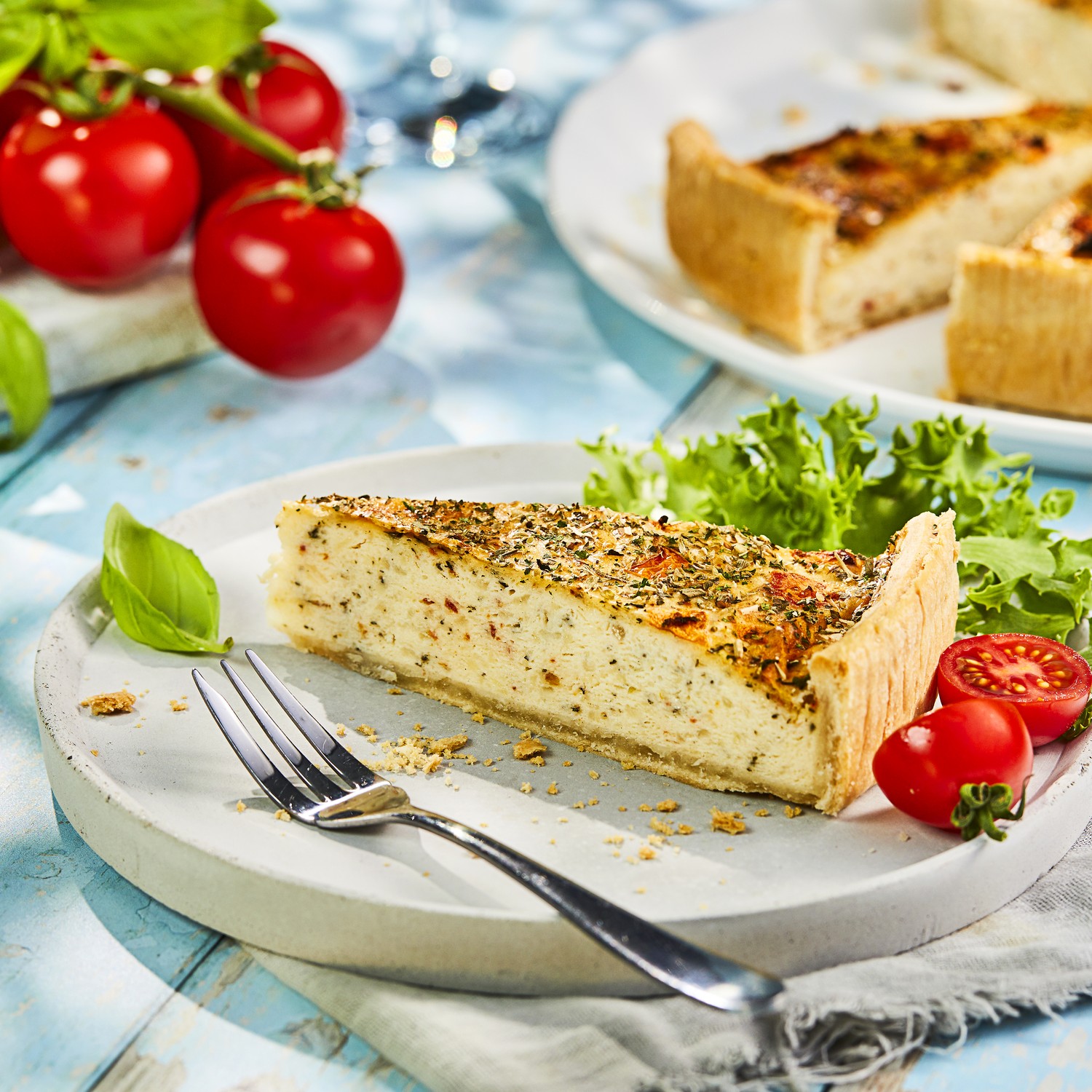 Chefs’ Selections Tomato & Basil Quiche (1 x 12ptn)