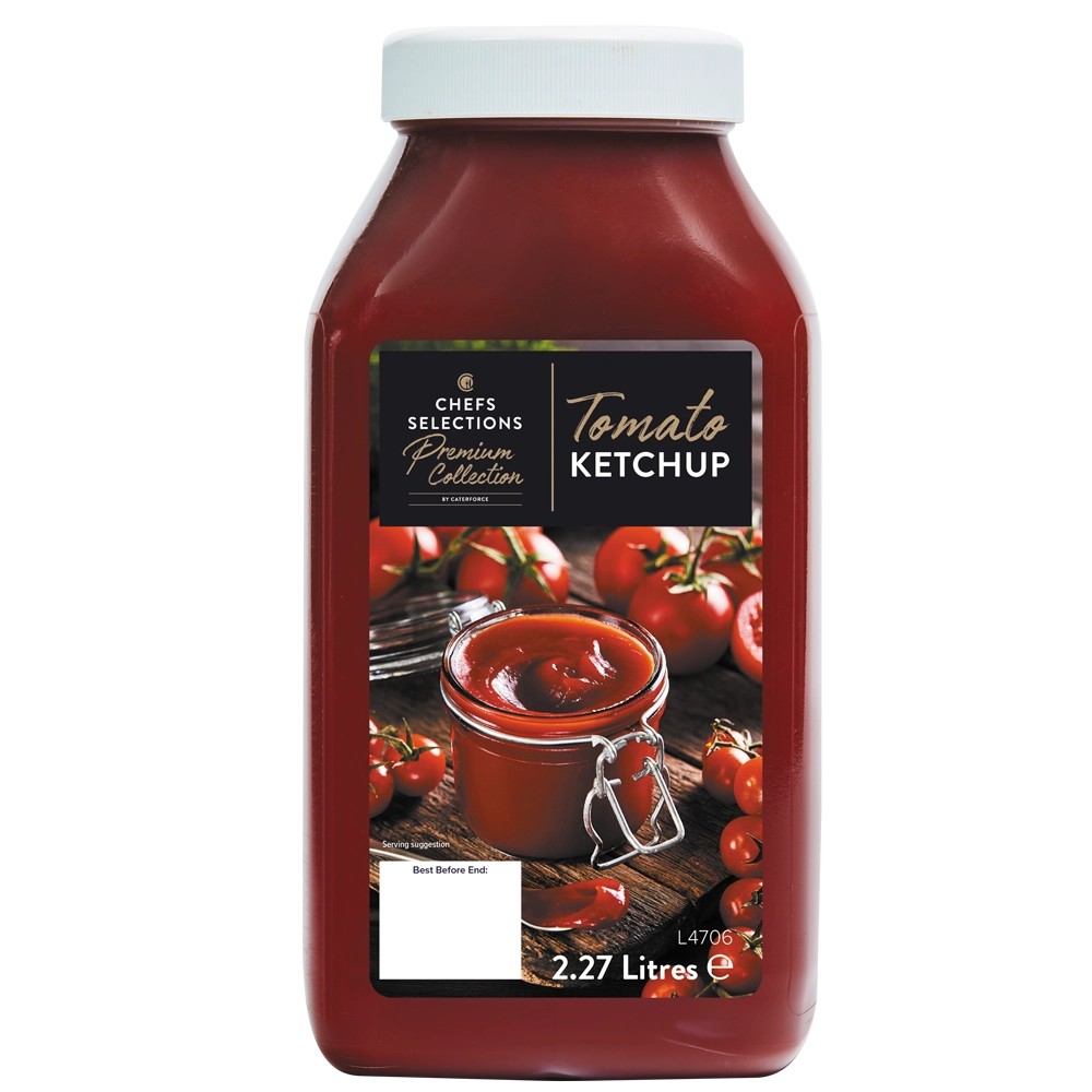 Chefs’ Selections Premium Tomato Ketchup (2 x 2.27L)