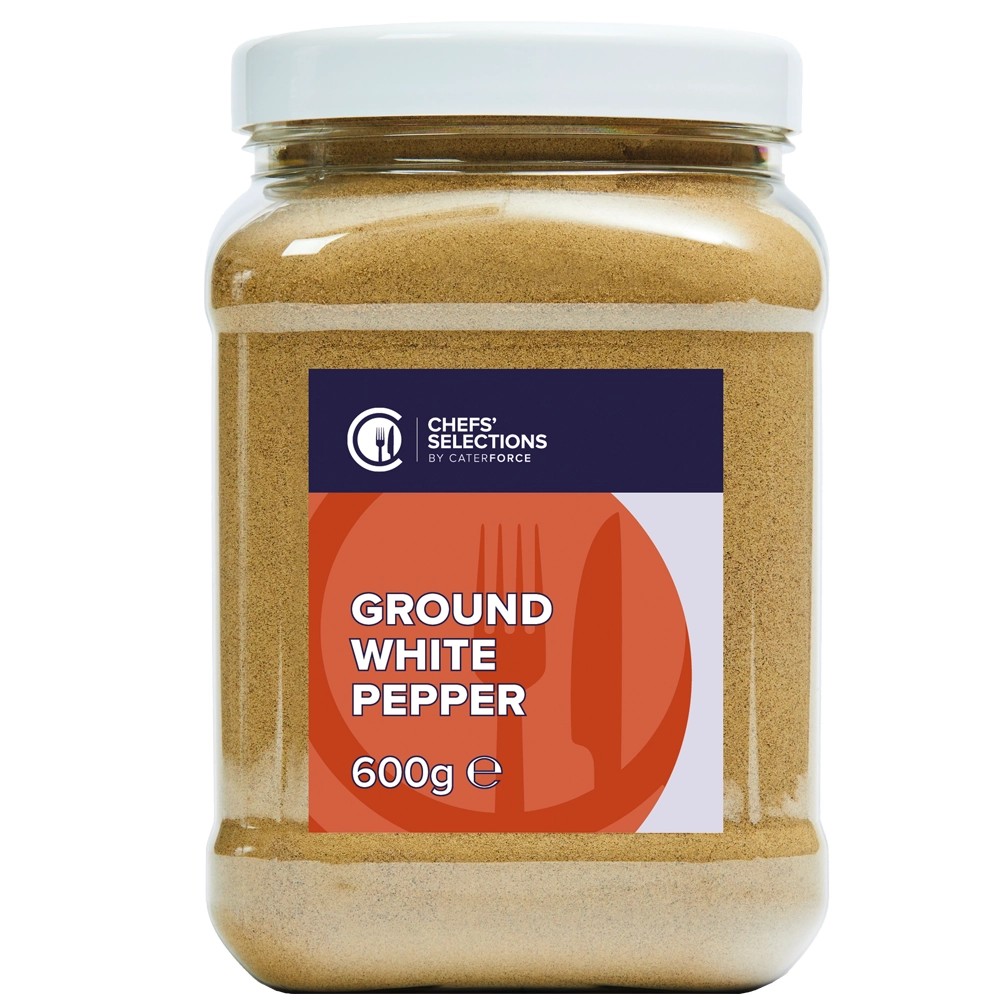 Chefs’ Selections Ground White Pepper (6 x 600g)