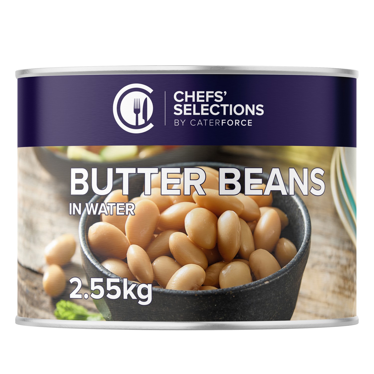 Chefs’ Selections Butter Beans In Water (6 x 2.55kg)