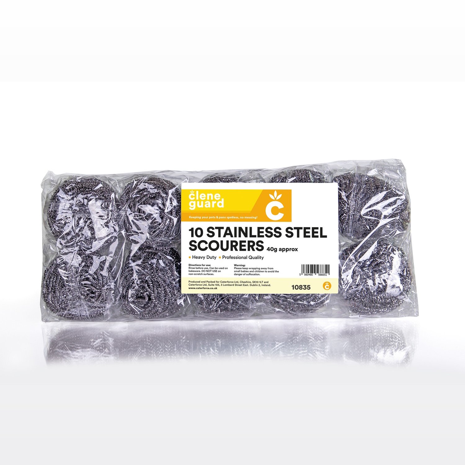 Clene Guard Large Stainless steel scourer (10 x 10)