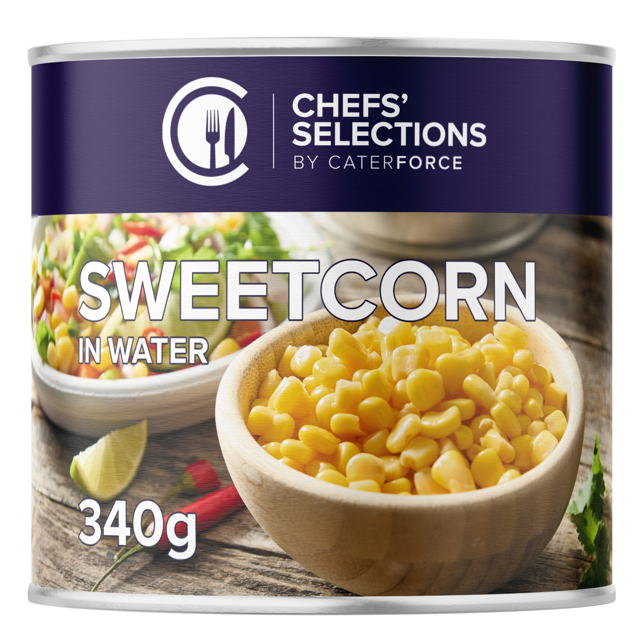 Chefs’ Selections Sweetcorn In Water (12 x 340g)