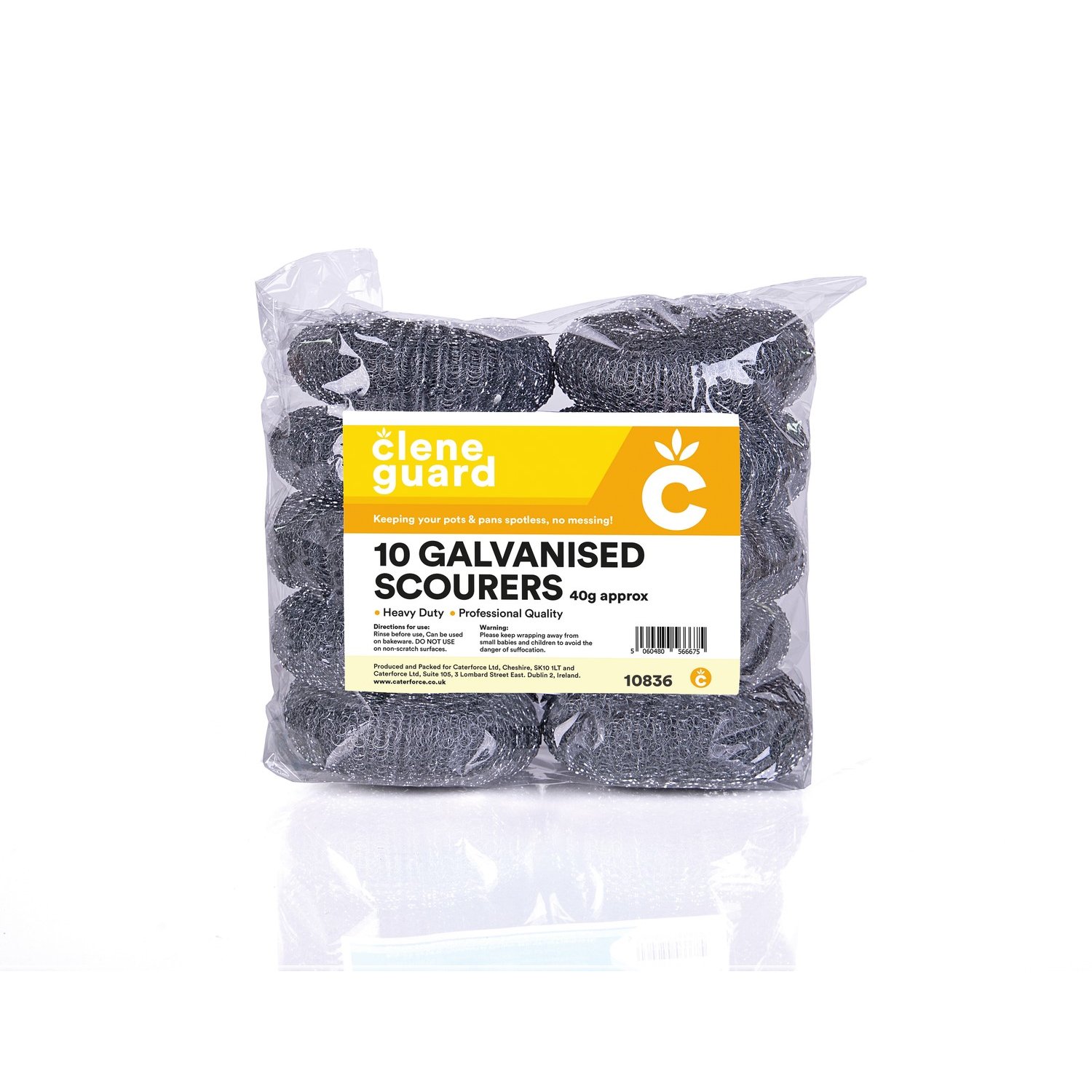 Clene Guard Large Galvanised Scourer (20 x 10)