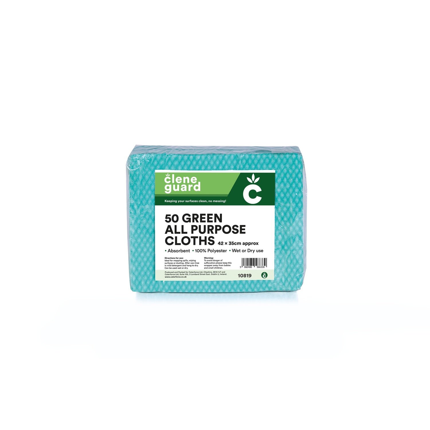 Clene Guard Green All Purpose Cloths (20 x 50)
