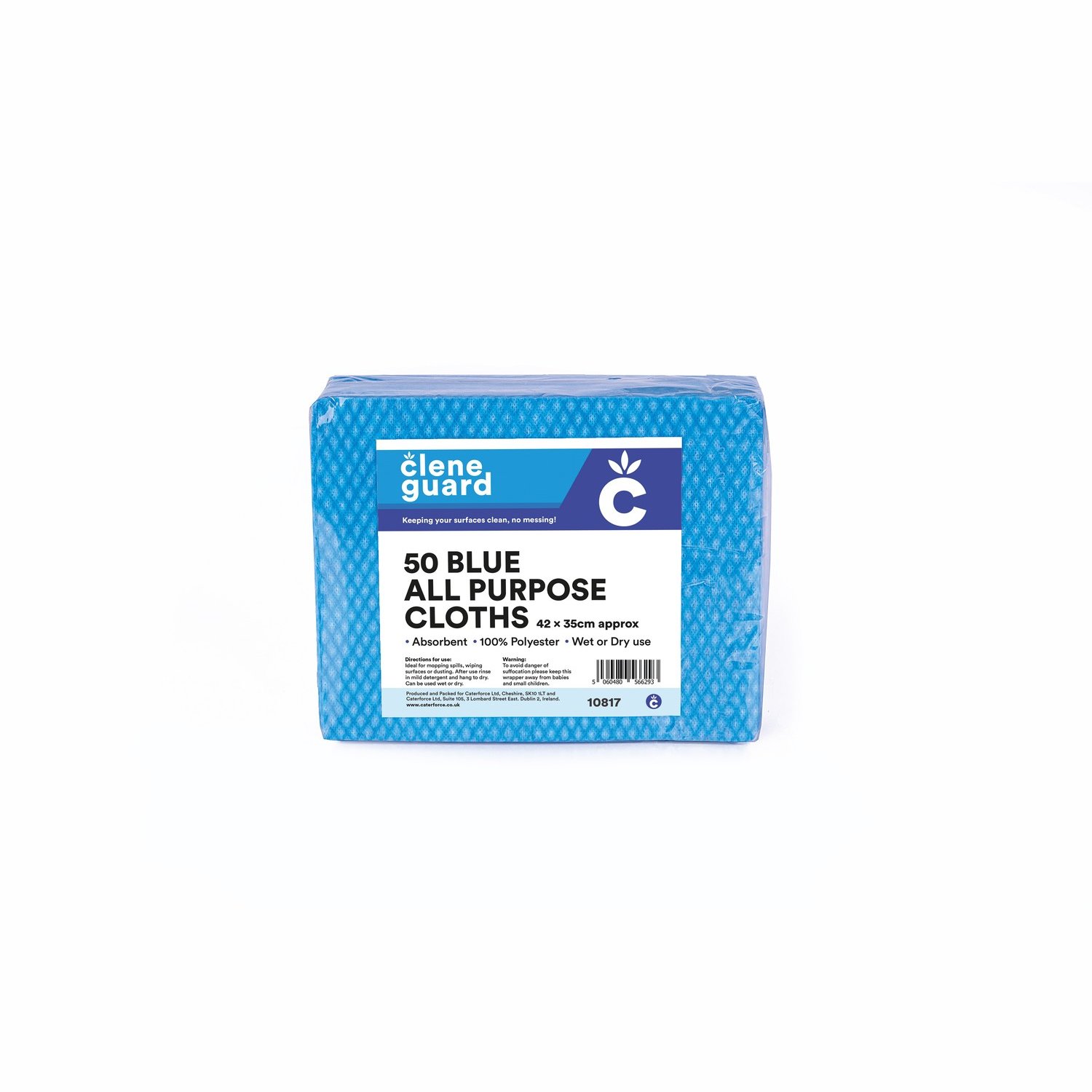 Clene Guard Blue All Purpose Cloths (20 x 50)