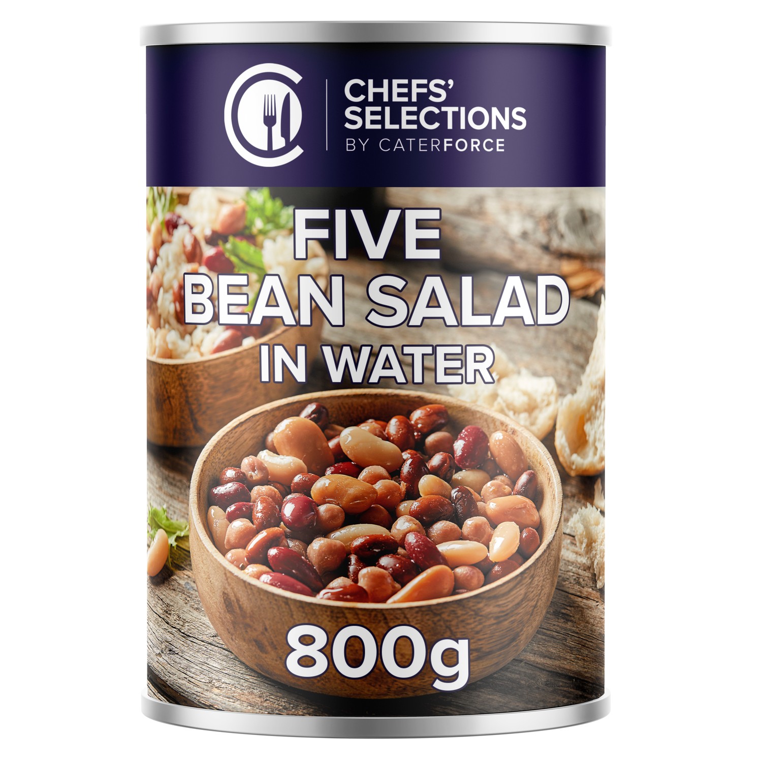 Chefs’ Selections Five Bean Salad In Water (6 x 800g)