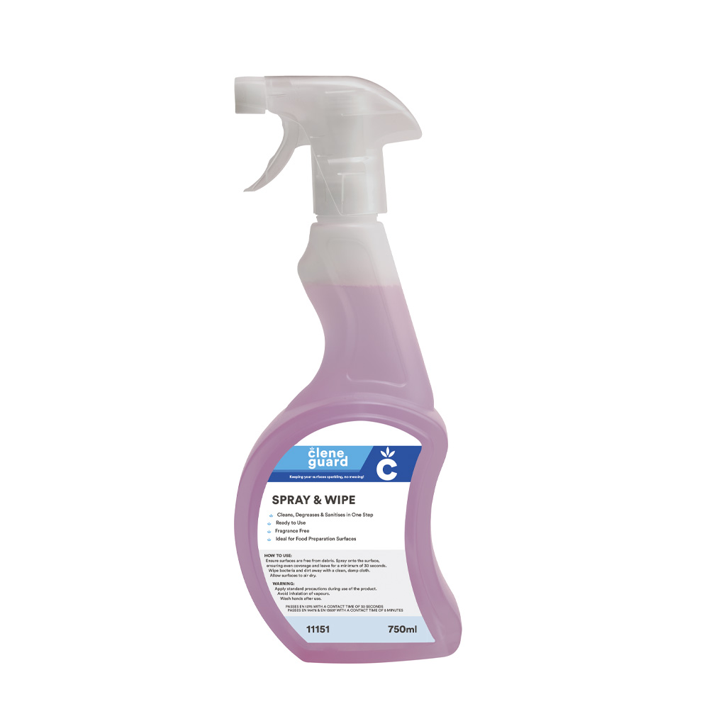 Clene Guard Spray & Wipe (6 x 750ml)