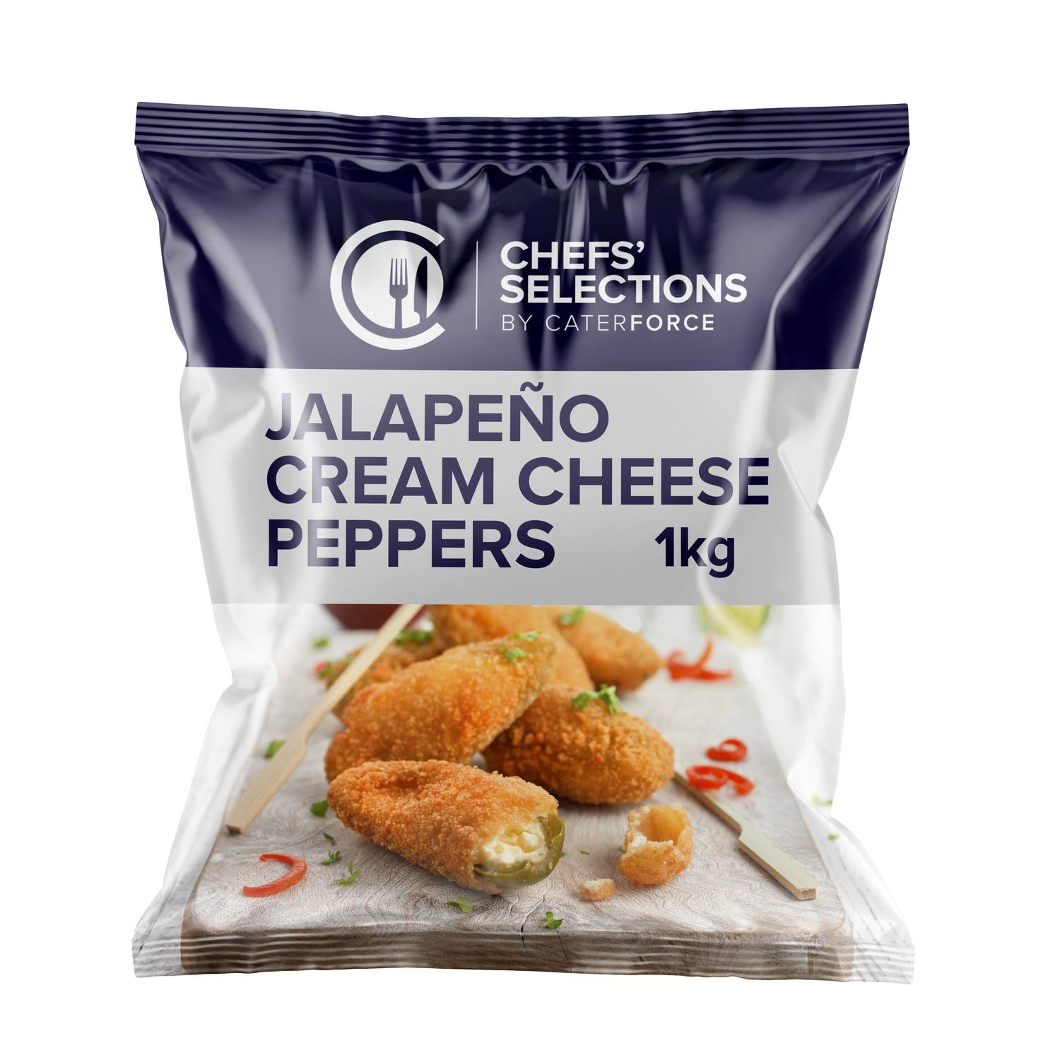 Chefs’ Selections Jalapeno Soft Cheese Filled Peppers (6 x 1kg)