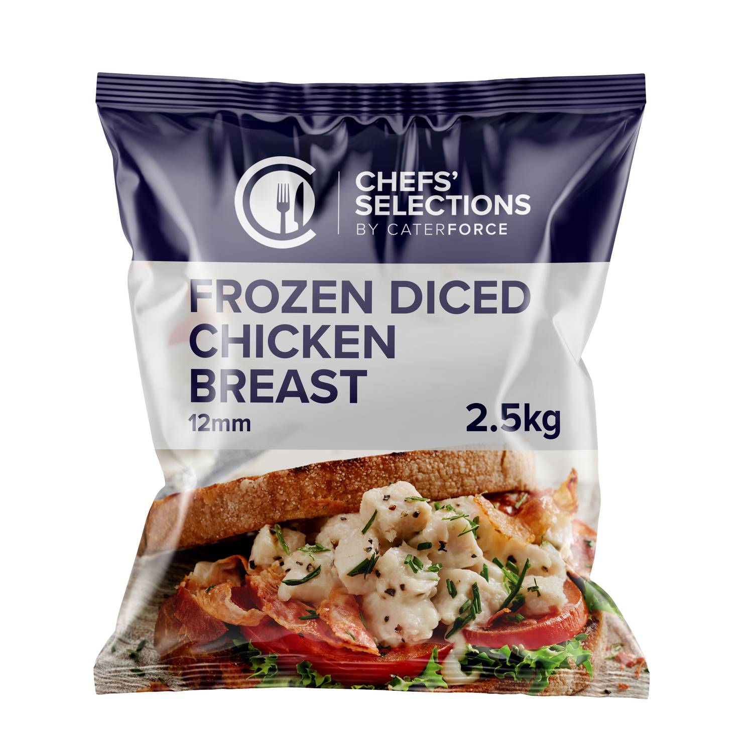 Chefs’ Selections Steamed Cooked Diced Chicken 12mm (4 x 2.5kg)