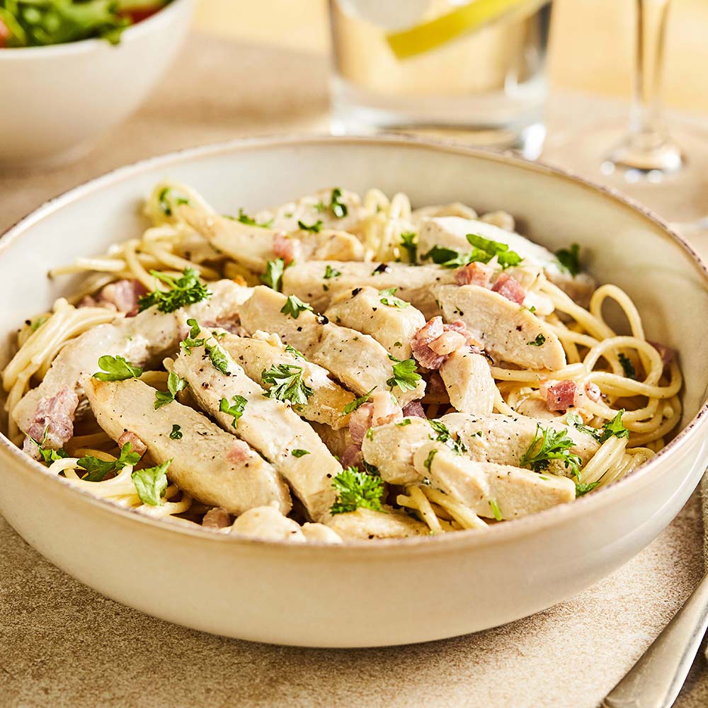 Chefs’ Selections Steamed Cooked Chicken Breast Strips 12mm (4 x 2.5kg)