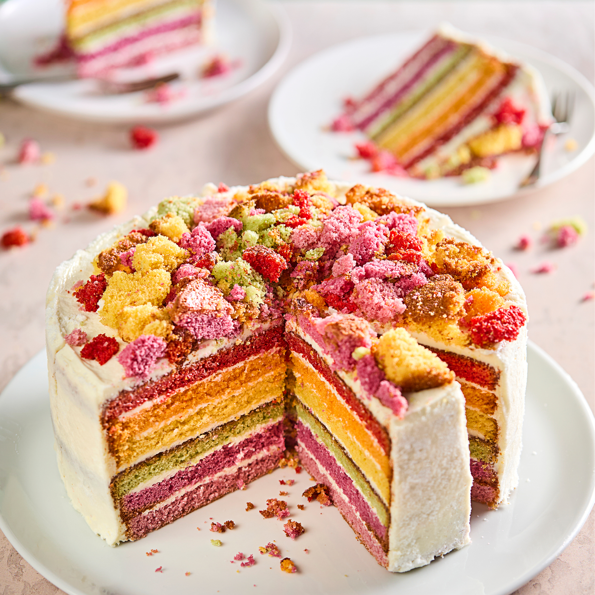 Chefs’ Selections Rainbow Cake (1 x 16 portions)
