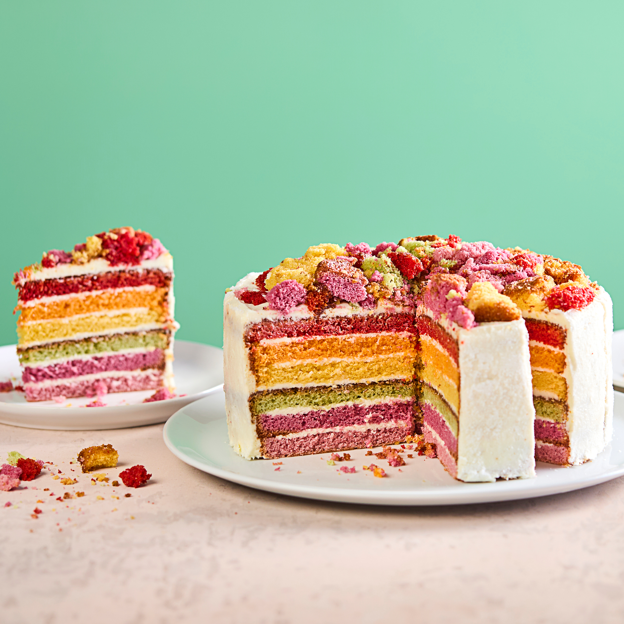 Chefs’ Selections Rainbow Cake (1 x 16 portions)